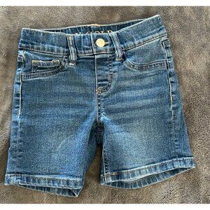 VGold Kids Denim Shorts Size 5 Blue Cotton Blend Casual Everyday Wear